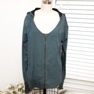 Glass Magpie slate blue jacket